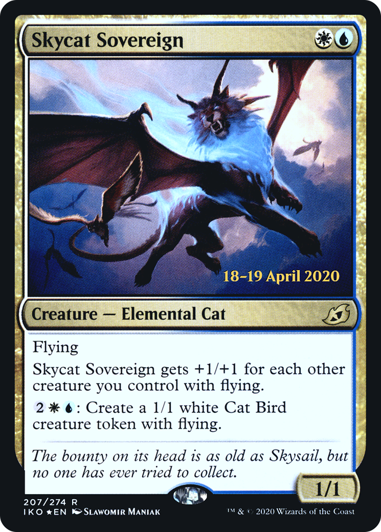 Skycat Sovereign (PRE-207S) [Ikoria: Lair of Behemoths Promos] Foil