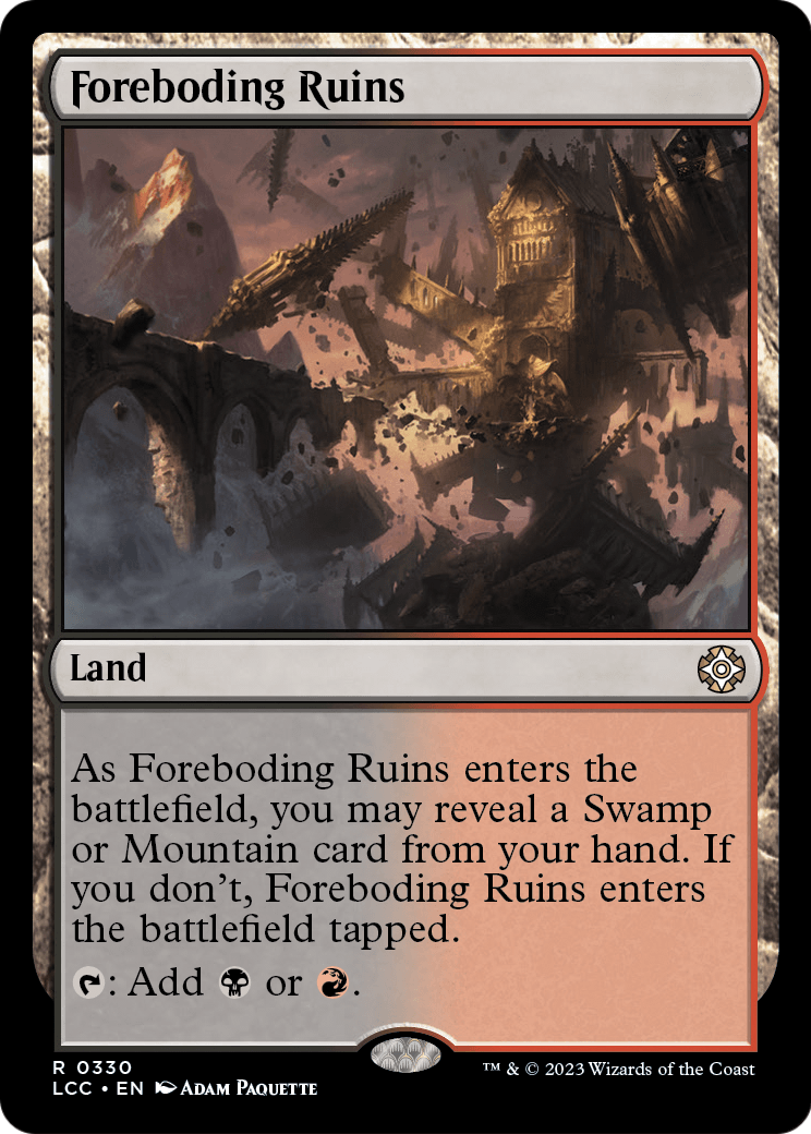Foreboding Ruins (LCC-330) [The Lost Caverns of Ixalan Commander]