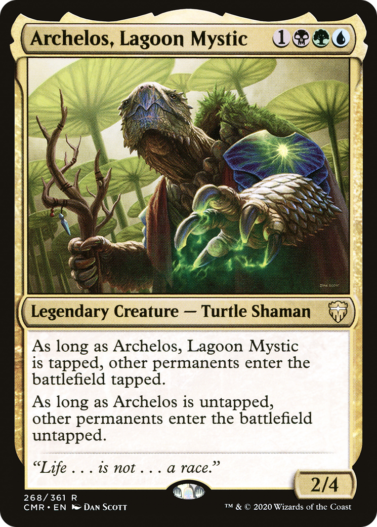 Archelos, Lagoon Mystic (CMR-268) [Commander Legends]