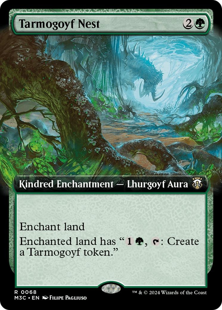 Tarmogoyf Nest (M3C-068) [Modern Horizons 3 Commander]: (Extended Art)