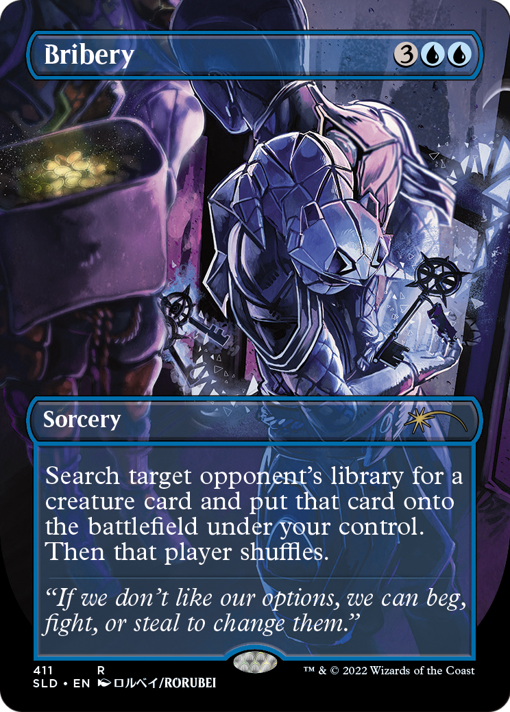 Bribery (SLD-411) (Borderless) [Secret Lair Drop]
