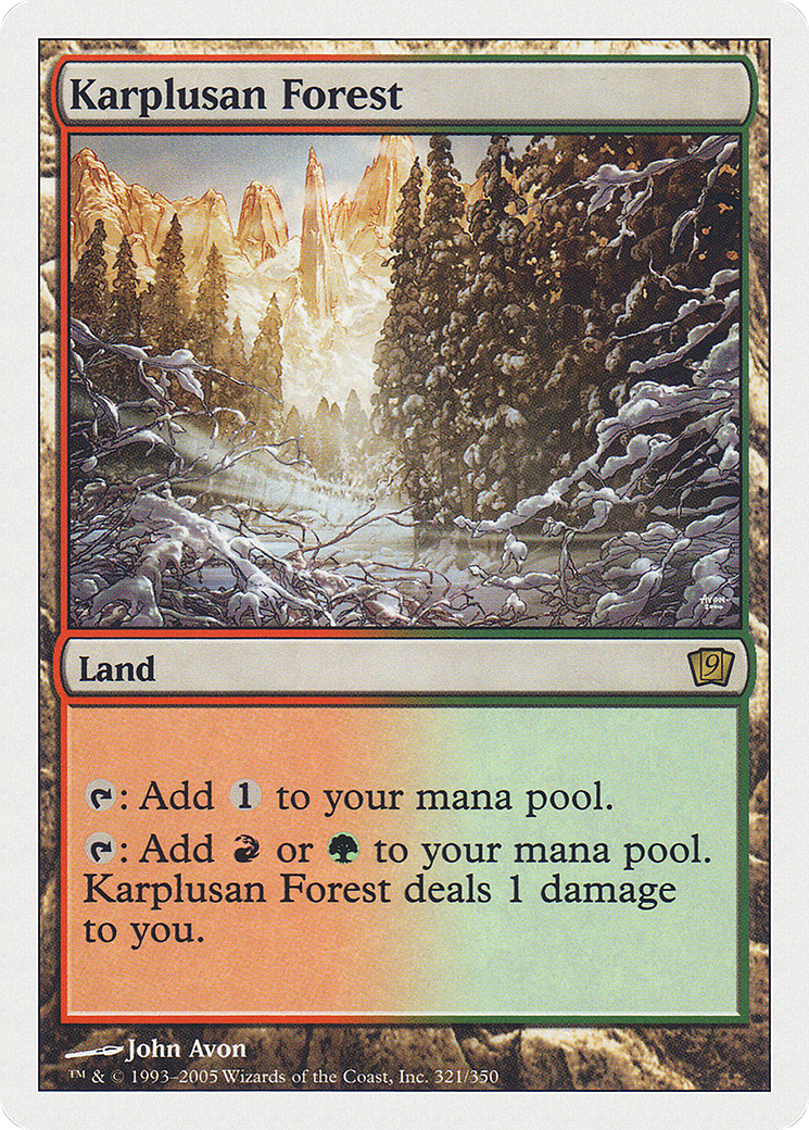 Karplusan Forest (9ED-321) [Ninth Edition]