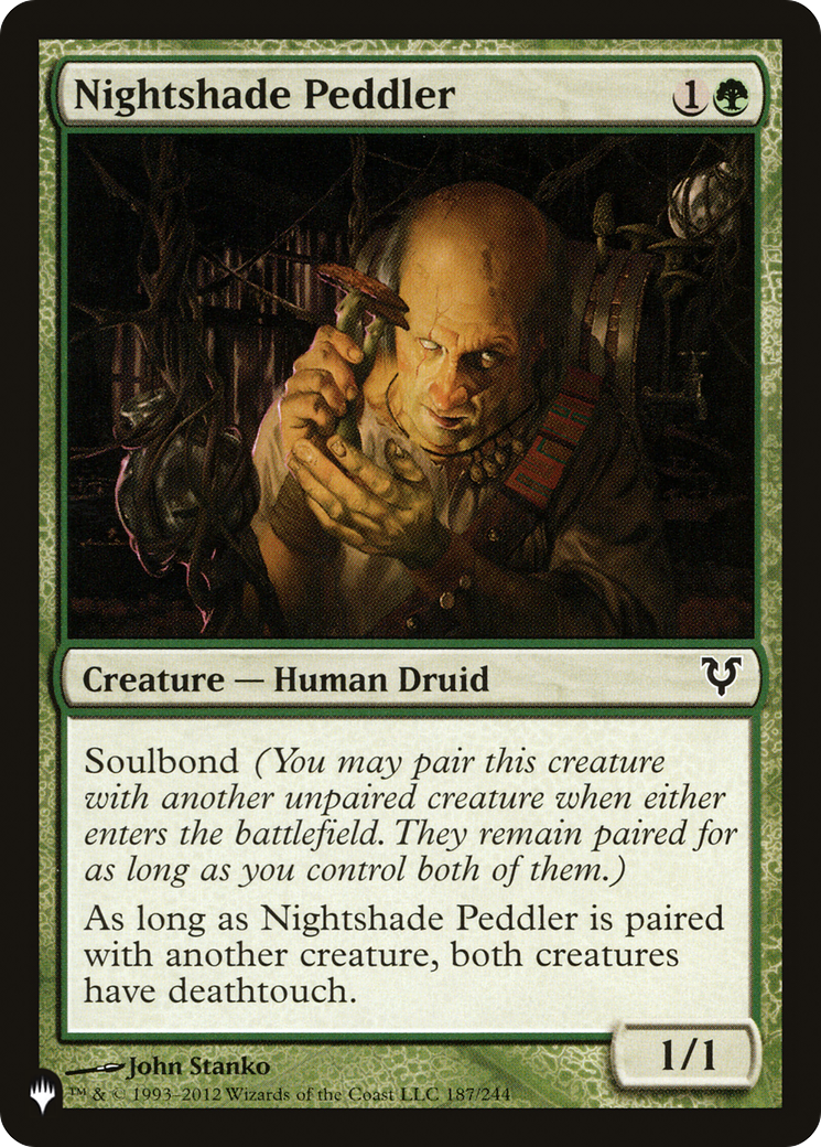 Nightshade Peddler (LIST-AVR-187) [The List]