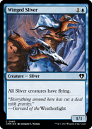 Winged Sliver (CMM-860) [Commander Masters]