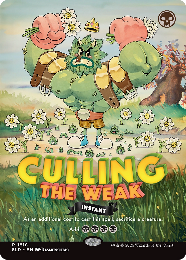 Culling the Weak (SLD-1818) [Secret Lair Drop] (Borderless)