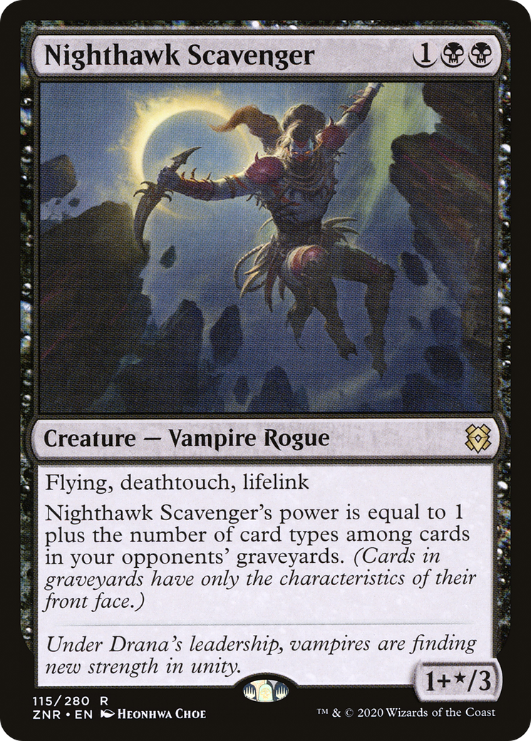 Nighthawk Scavenger (ZNR-115) [Zendikar Rising] Foil