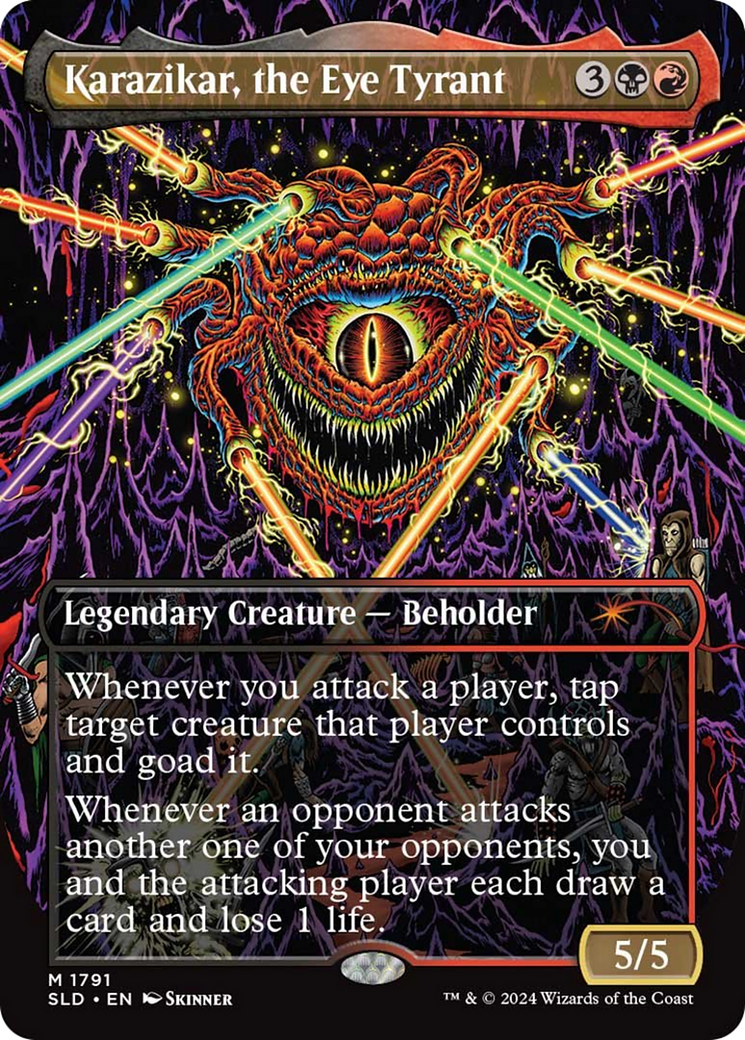 Karazikar, the Eye Tyrant (SLD-1791) [Secret Lair Drop] (Borderless)
