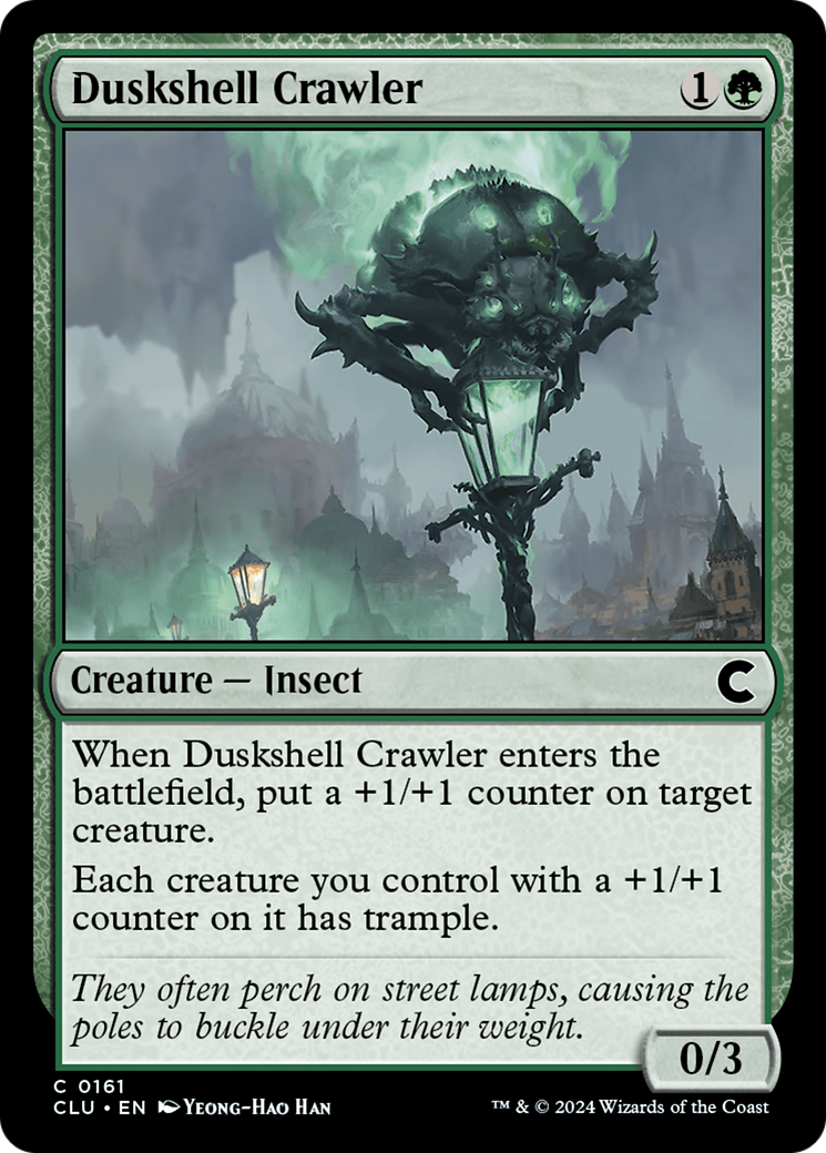 Duskshell Crawler (CLU-161) [Ravnica: Clue Edition]