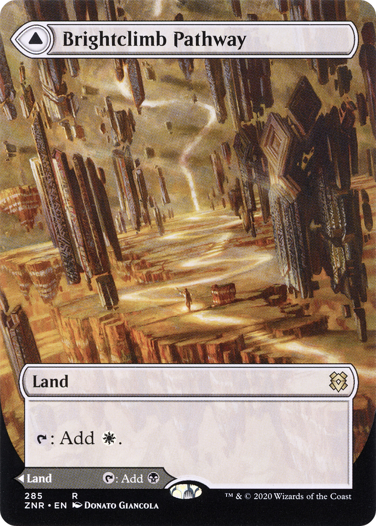 Brightclimb Pathway (Borderless) (ZNR-285) (Showcase) (Borderless) [Zendikar Rising]