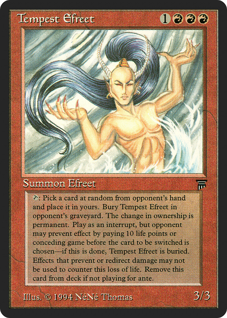 Tempest Efreet (LEG-166) [Legends]