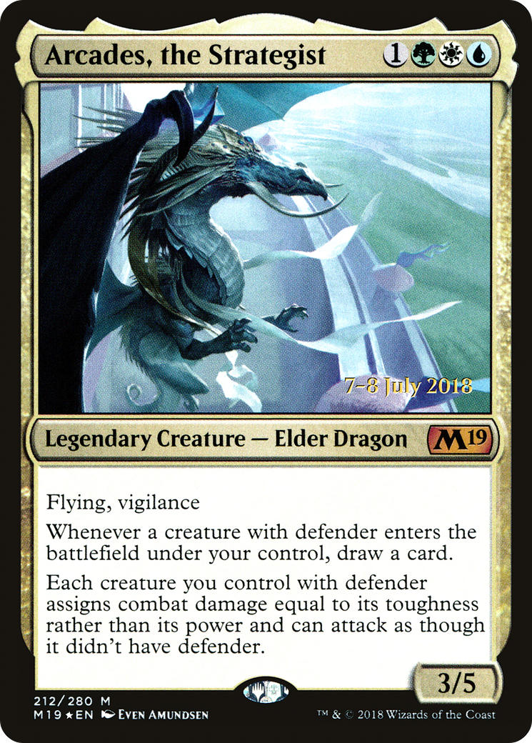 Arcades, the Strategist (PRE-212S) [Core Set 2019 Promos] Foil