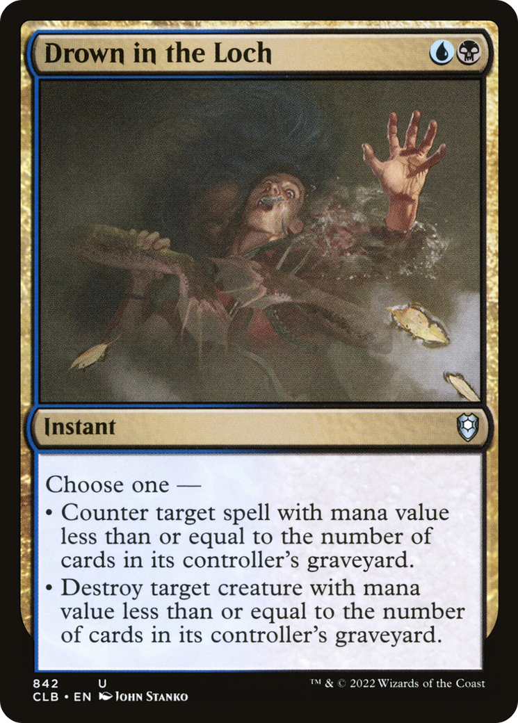 Drown in the Loch (CLB-842) [Commander Legends: Battle for Baldur's Gate]