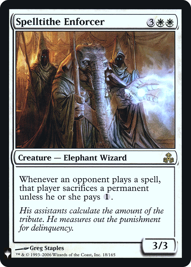 Spelltithe Enforcer (LIST-GPT-18) [The List] Foil