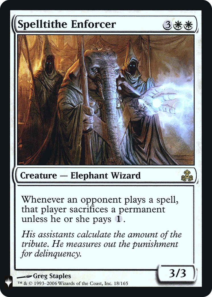 Spelltithe Enforcer (LIST-GPT-18) [The List] Foil