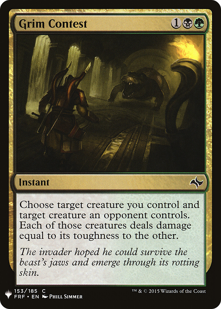 Grim Contest (LIST-FRF-153) [The List]