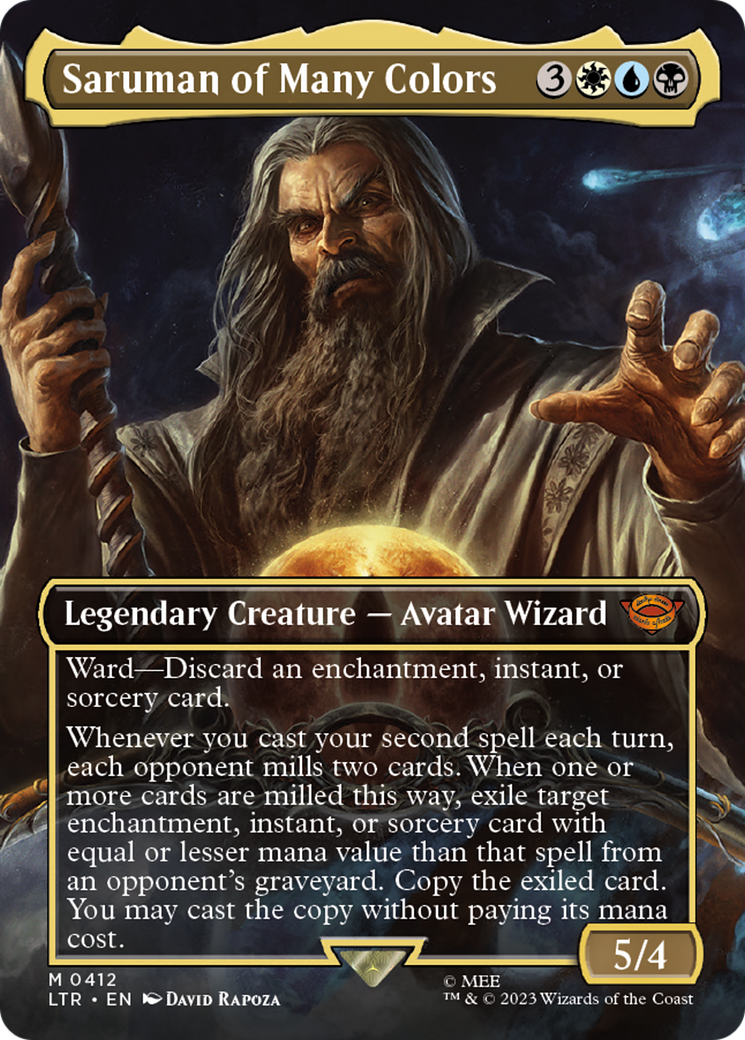 Saruman of Many Colors (LTR-412) [The Lord of the Rings: Tales of Middle-earth] (Borderless)