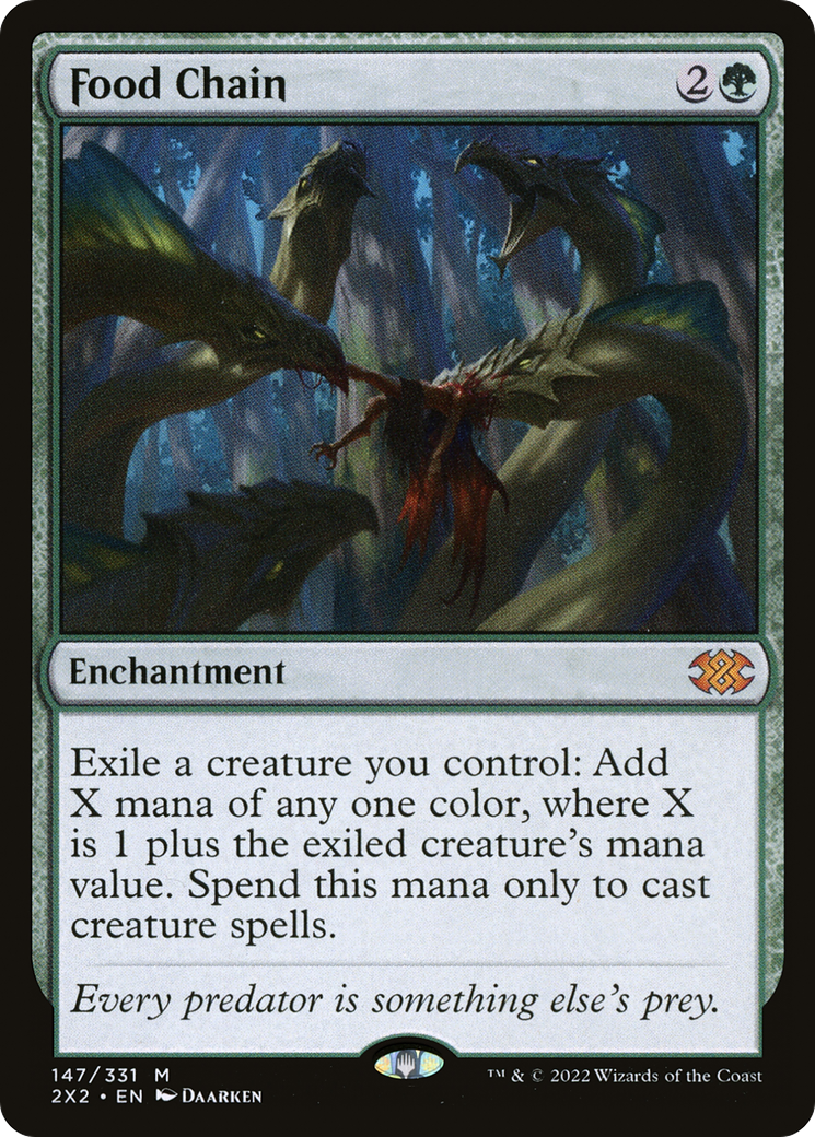 Food Chain (2X2-147) [Double Masters 2022] Foil