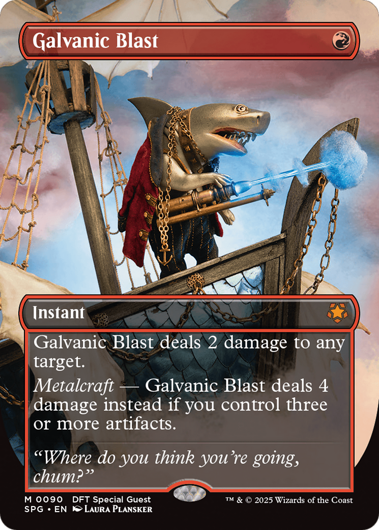 Galvanic Blast (SPG-090) [Special Guests] (Borderless) Foil