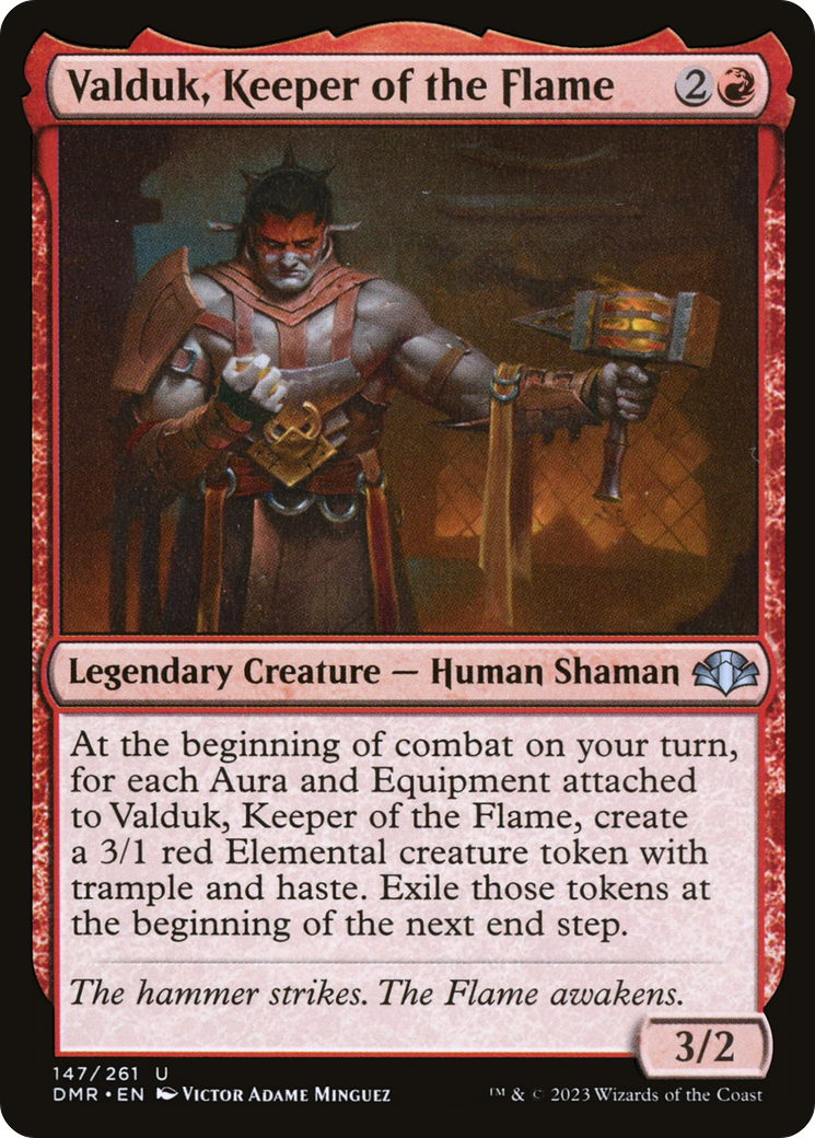 Valduk, Keeper of the Flame (DMR-147) [Dominaria Remastered]