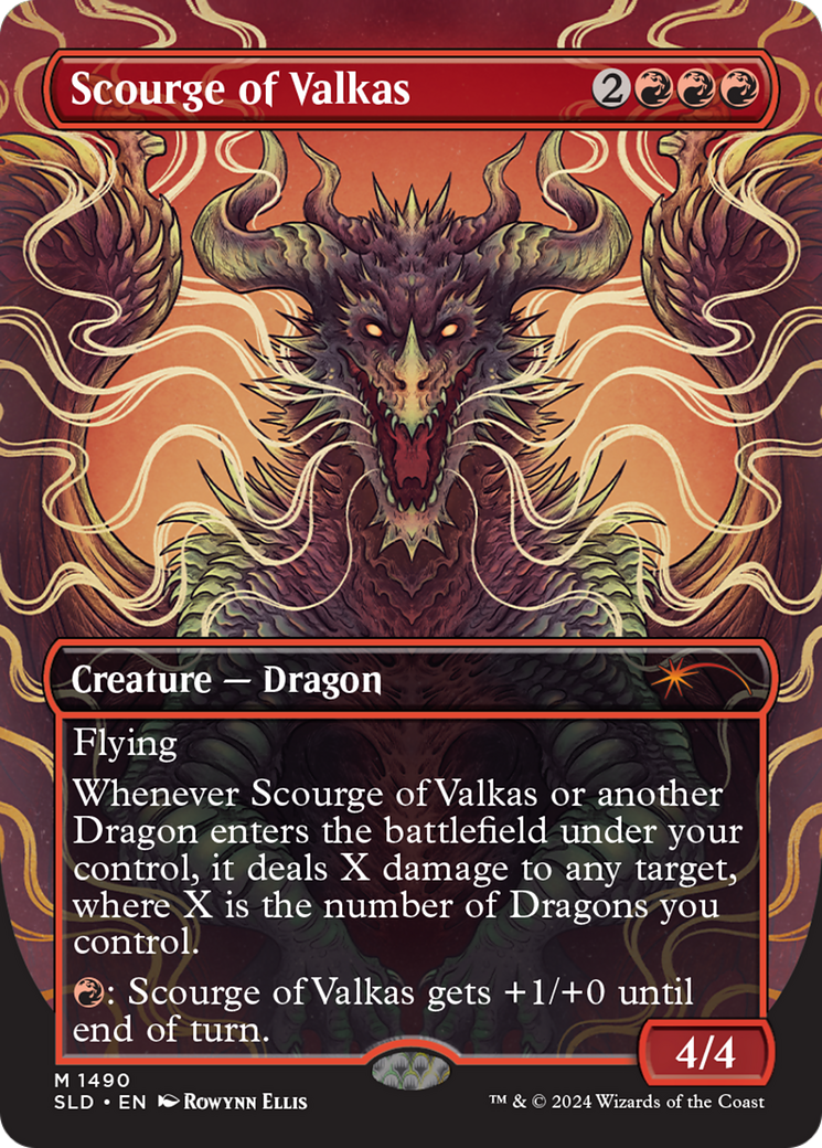 Scourge of Valkas (SLD-1490) (Borderless) [Secret Lair Drop]