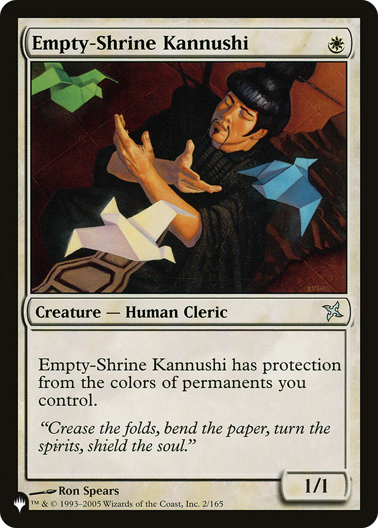 Empty-Shrine Kannushi (LIST-BOK-2) [The List]