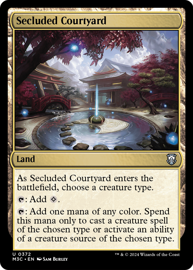 Secluded Courtyard (M3C-372) [Modern Horizons 3 Commander]