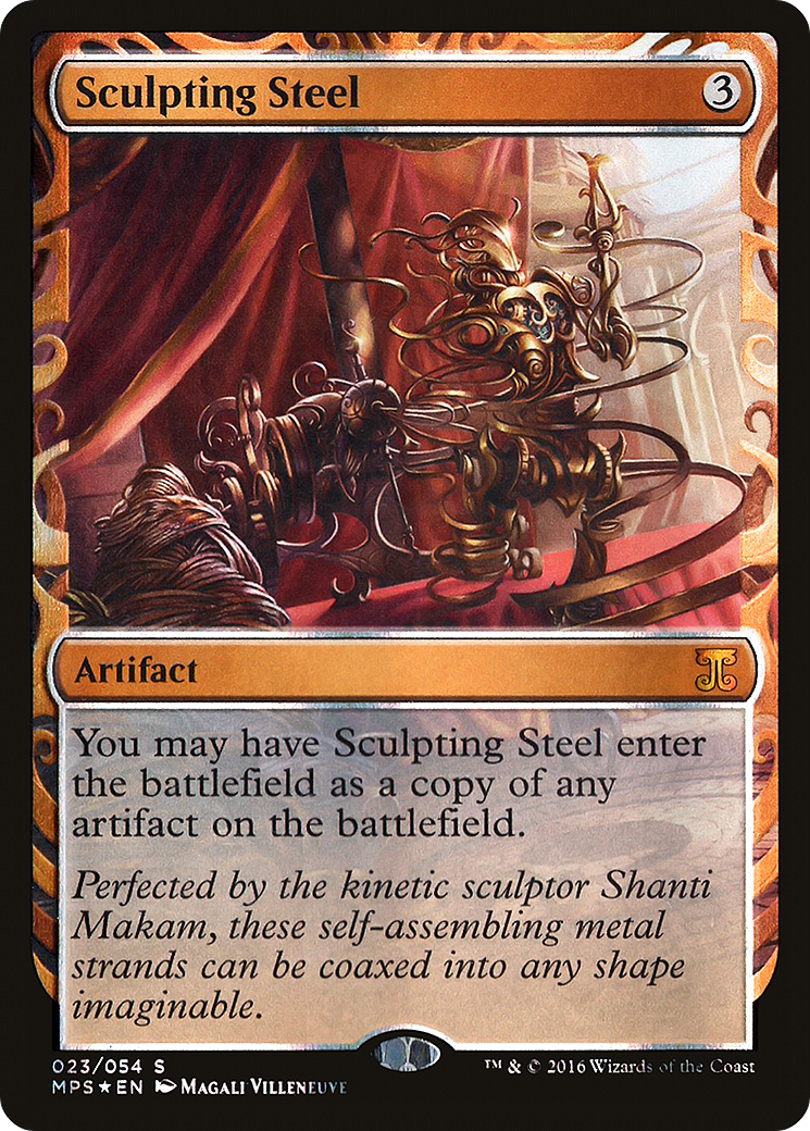 Sculpting Steel (MPS-023) [Kaladesh Inventions] Foil