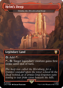 Helm's Deep - Shinka, the Bloodsoaked Keep (Surge Foil) (LTC-404) [Tales of Middle-earth Commander] / Helm's Deep (Borderless) Foil