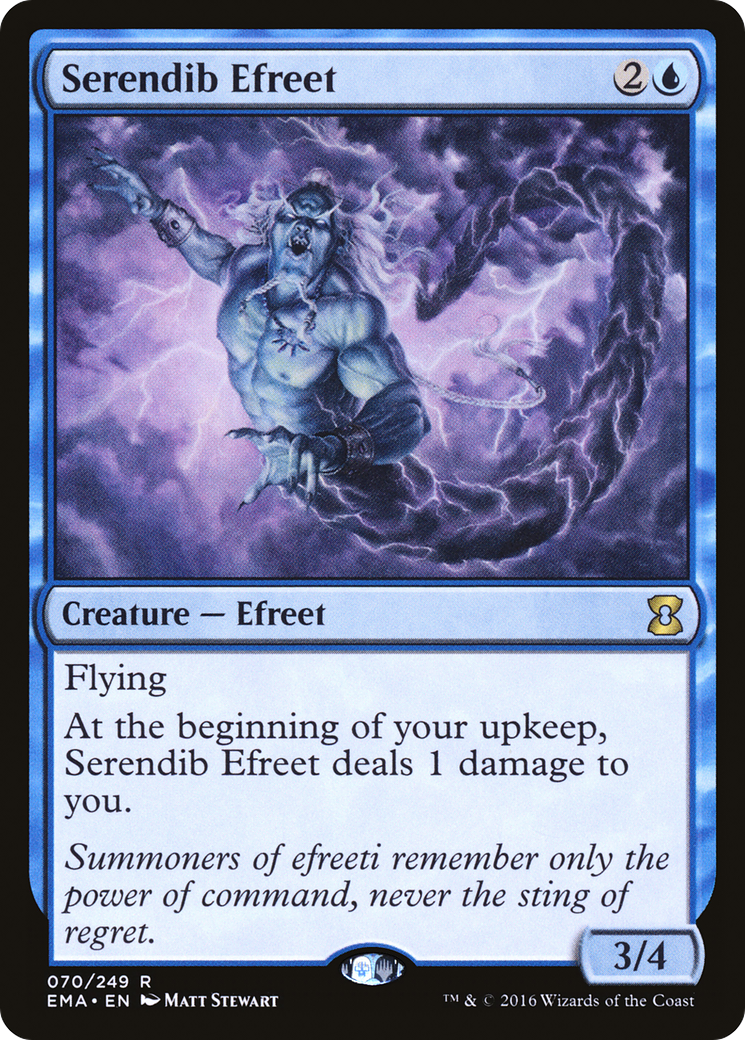 Serendib Efreet (EMA-070) [Eternal Masters] Foil