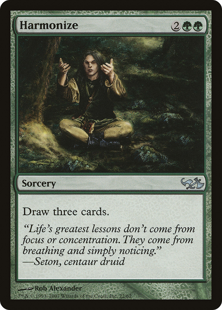 Harmonize (EVG-022) [Duel Decks: Elves vs. Goblins]