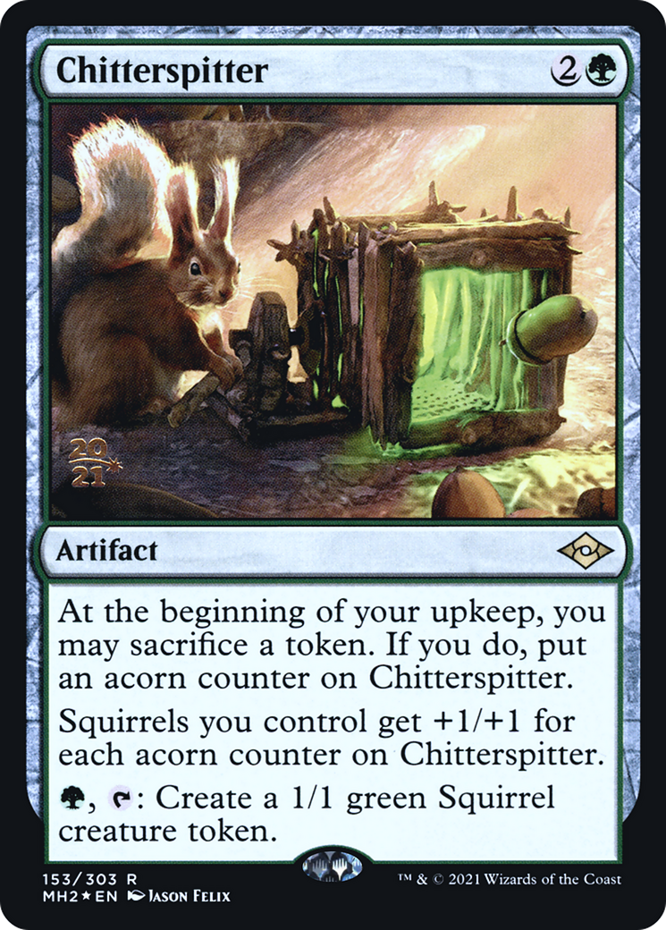 Chitterspitter (PRE-153S) [Modern Horizons 2 Promos] Foil