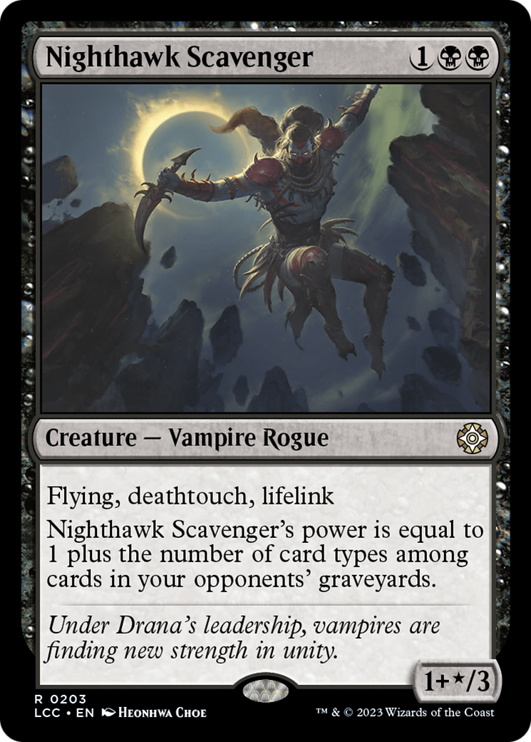 Nighthawk Scavenger (LCC-203) [The Lost Caverns of Ixalan Commander]