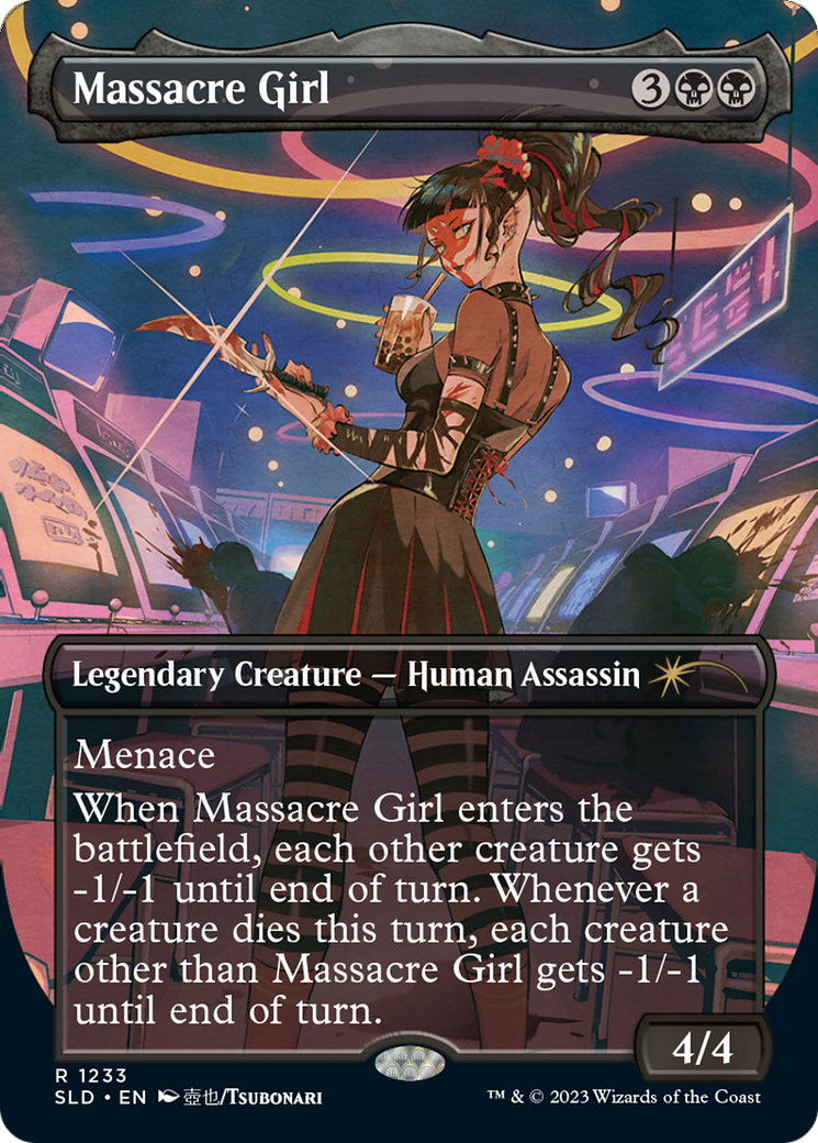 Massacre Girl (SLD-1233) [Secret Lair Drop] (Borderless)