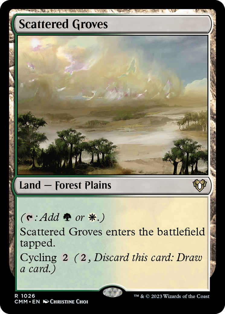 Scattered Groves (CMM-1026) [Commander Masters]