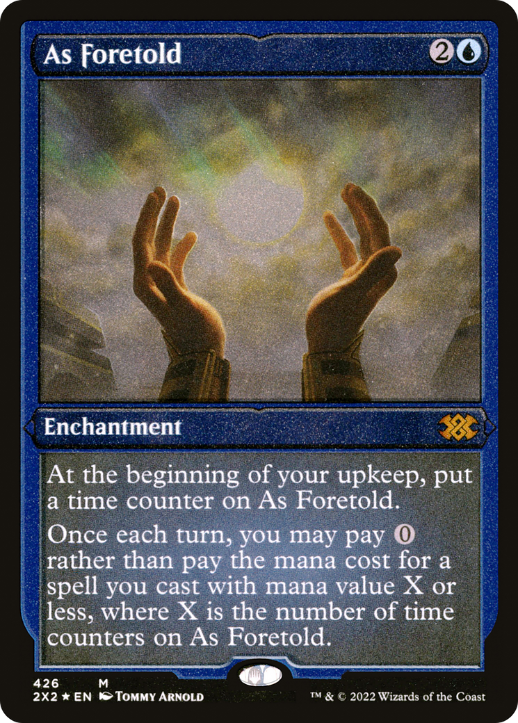 As Foretold (Foil Etched) (2X2-426) [Double Masters 2022] Foil