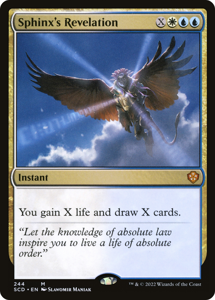 Sphinx's Revelation (SCD-244) [Starter Commander Decks]