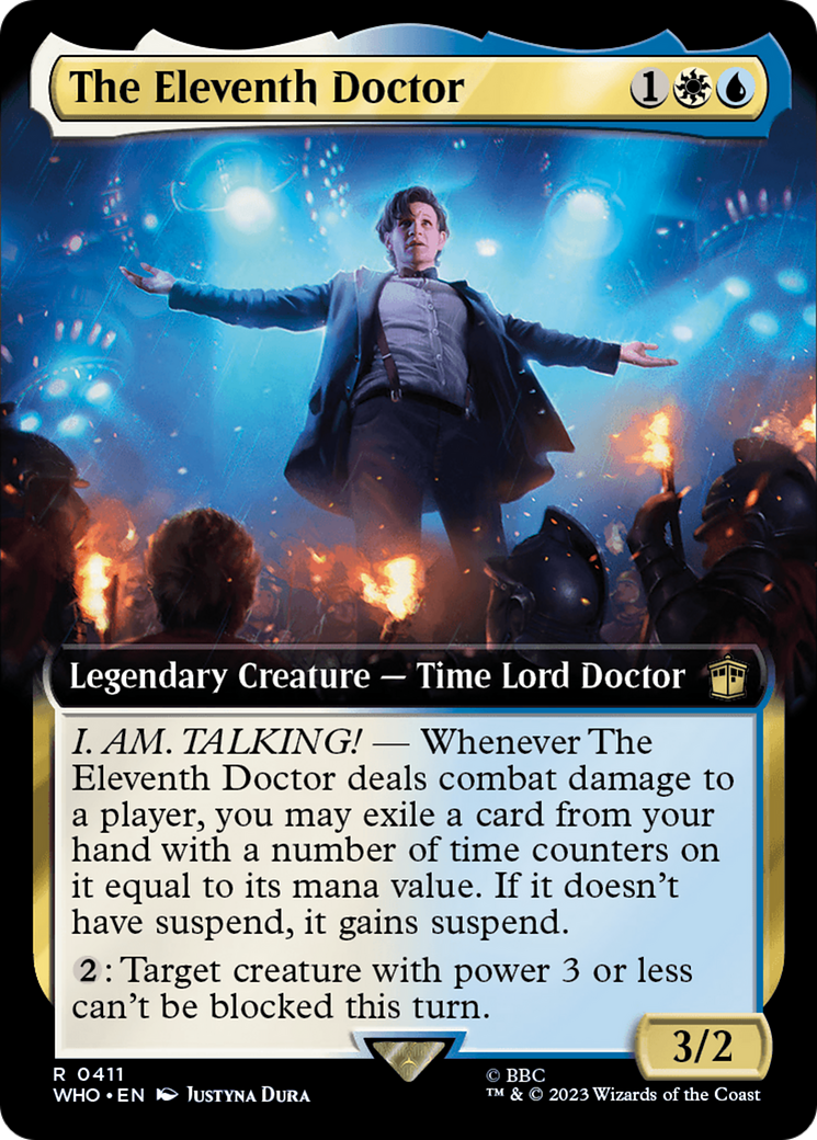 The Eleventh Doctor (WHO-411) [Doctor Who]: (Extended Art) Foil