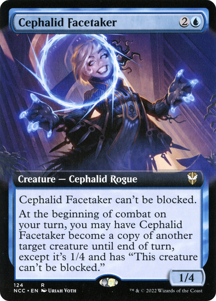Cephalid Facetaker (NCC-124) [New Capenna Commander]: (Extended Art)