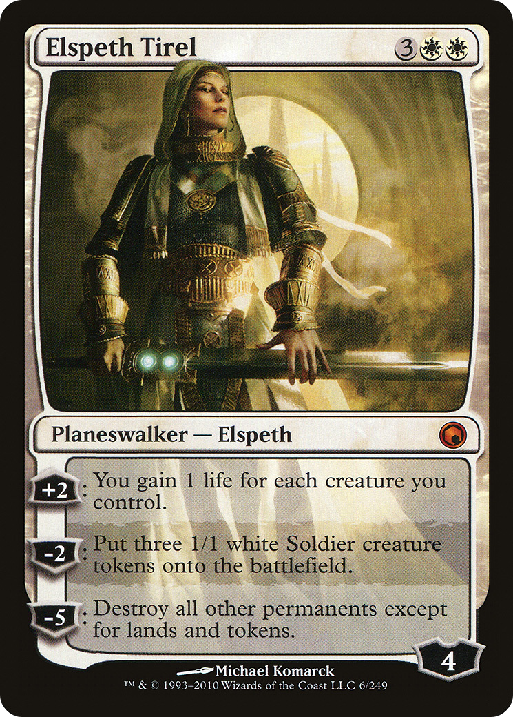 Elspeth Tirel (SOM-006) [Scars of Mirrodin] Foil
