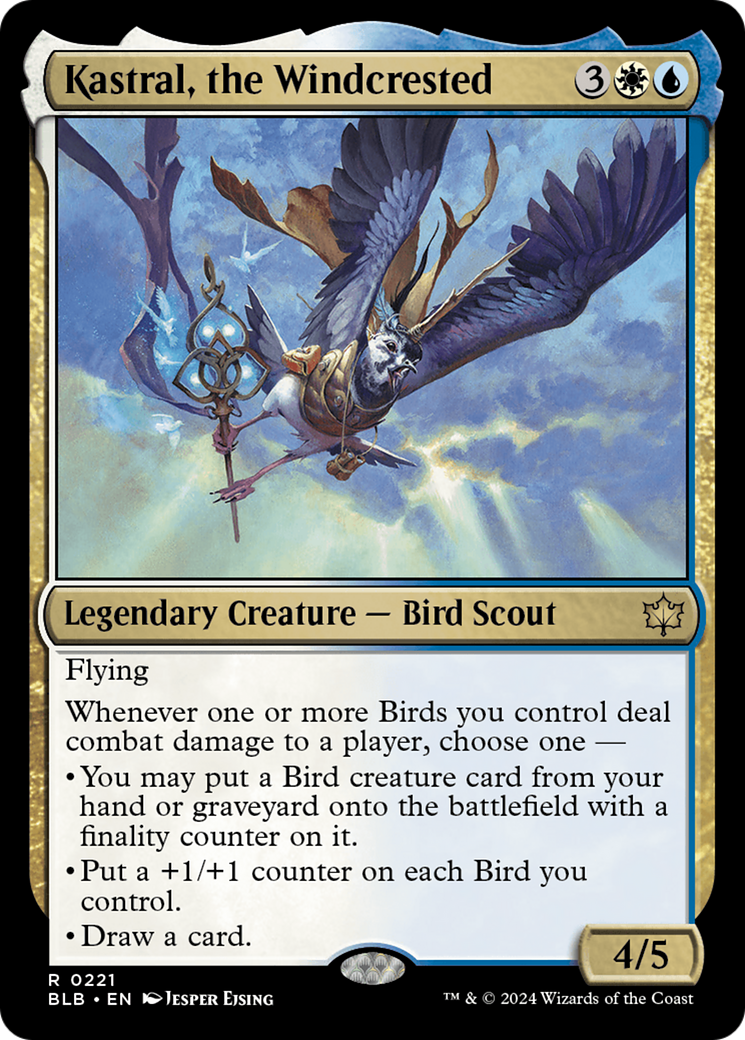 Kastral, the Windcrested (BLB-221) [Bloomburrow]