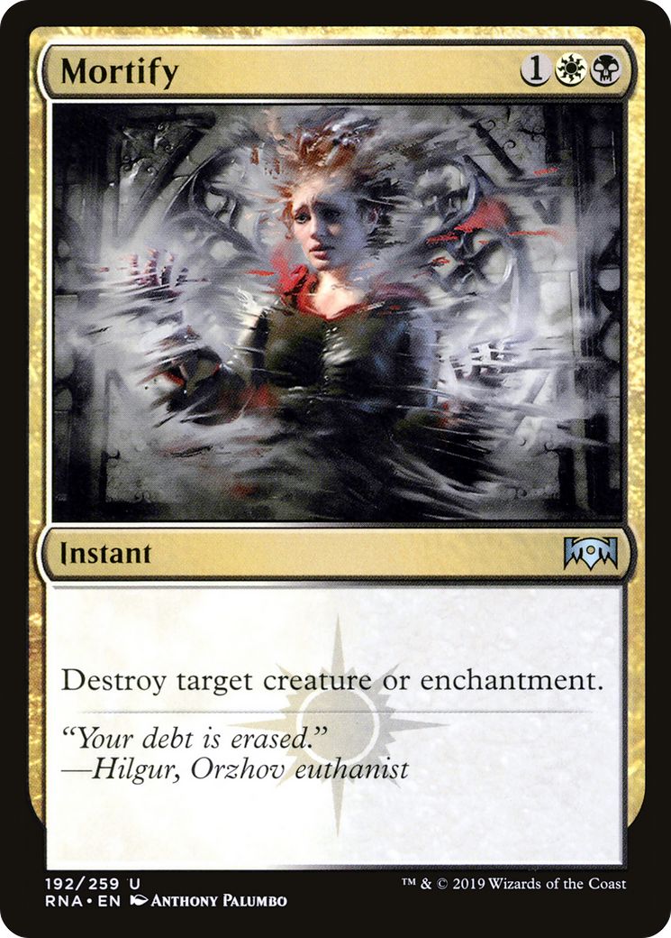 Mortify (RNA-192) [Ravnica Allegiance] Foil