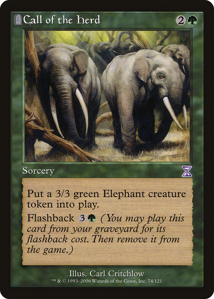 Call of the Herd (TSB-074) [Time Spiral Timeshifted]: (tombstone)