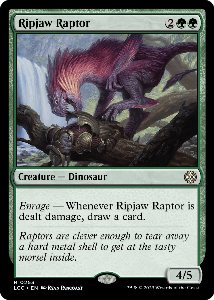 Ripjaw Raptor (LCC-253) [The Lost Caverns of Ixalan Commander]
