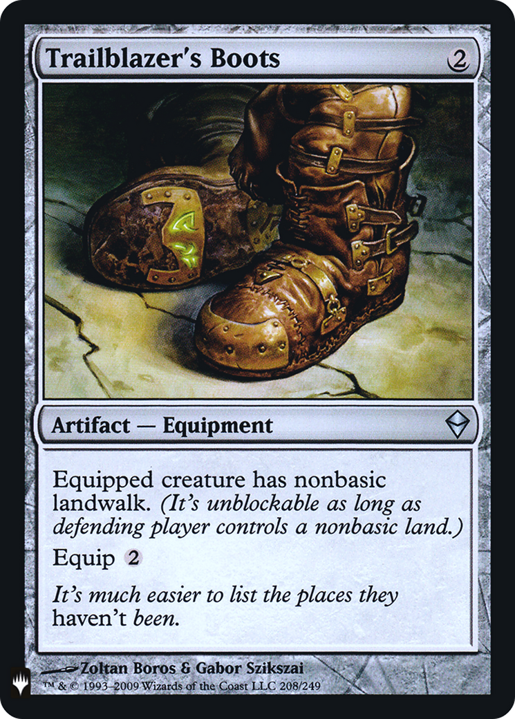 Trailblazer's Boots (LIST-ZEN-208) [The List] Foil
