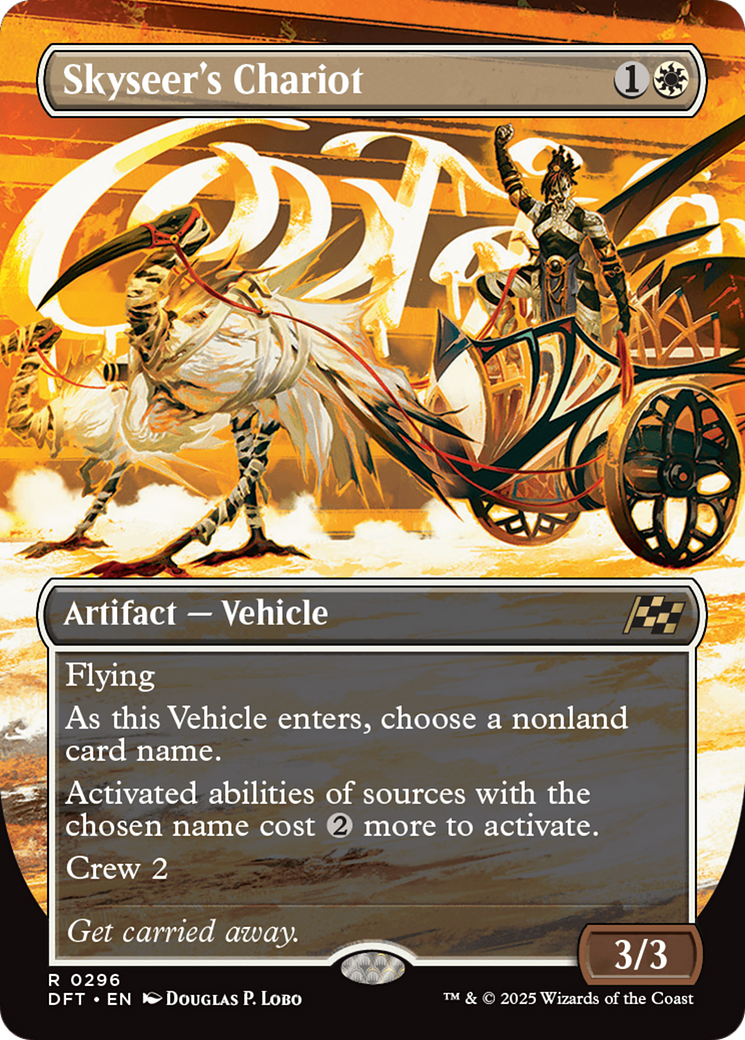 Skyseer's Chariot (DFT-296) [Aetherdrift] (Borderless) Foil