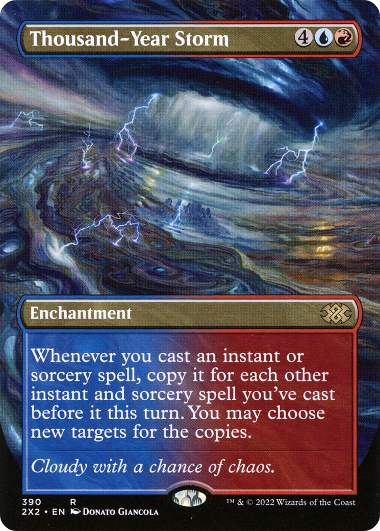 Thousand-Year Storm (Borderless) (2X2-390) [Double Masters 2022]
