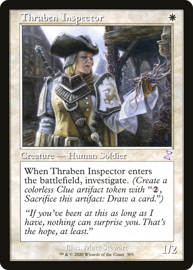 Thraben Inspector (TSR-305) [Time Spiral Remastered]