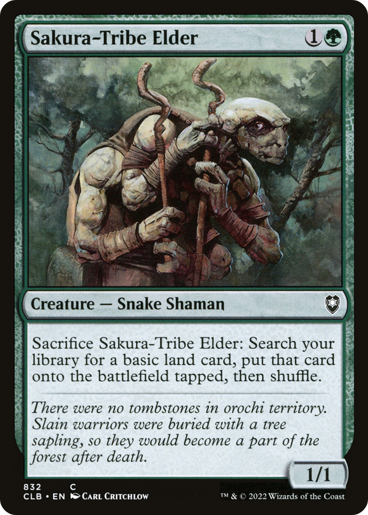 Sakura-Tribe Elder (CLB-832) [Commander Legends: Battle for Baldur's Gate]