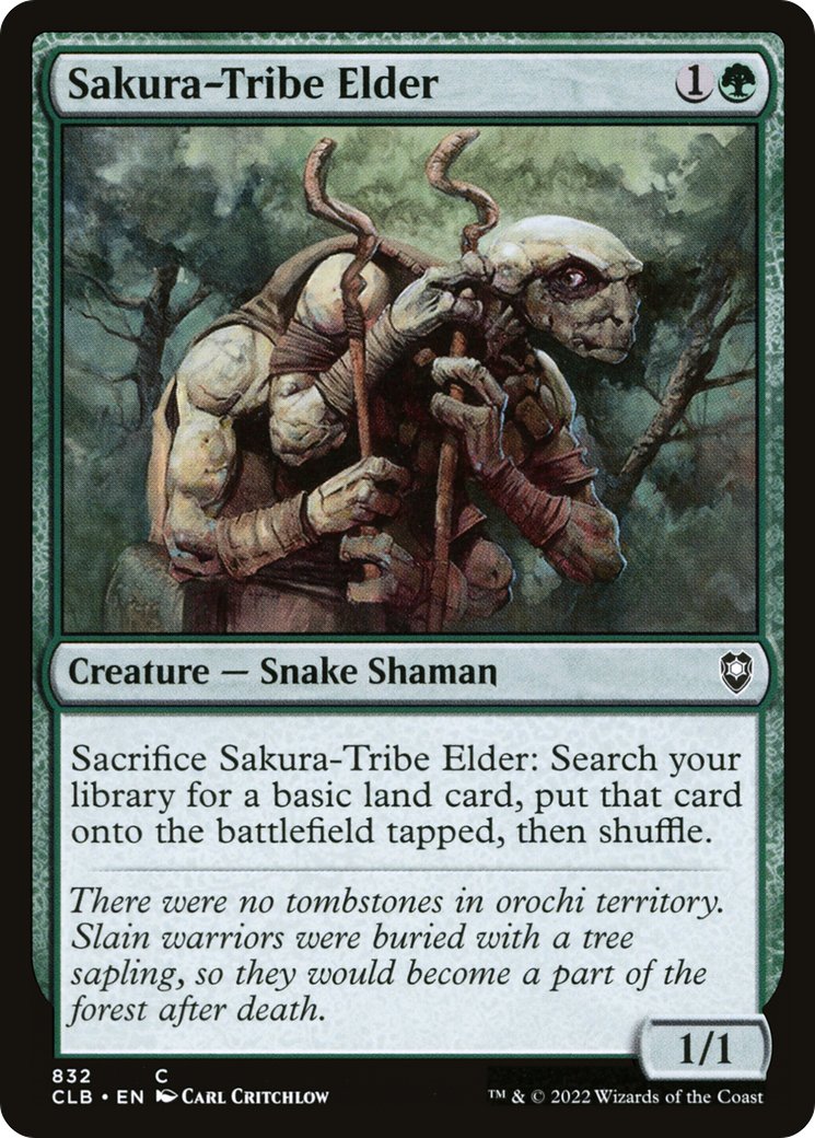 Sakura-Tribe Elder (CLB-832) [Commander Legends: Battle for Baldur's Gate]