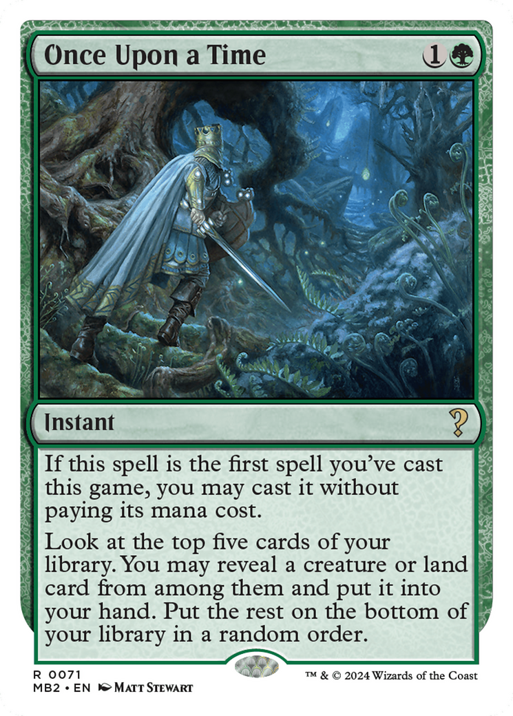 Once Upon a Time (MB2-071) [Mystery Booster 2]